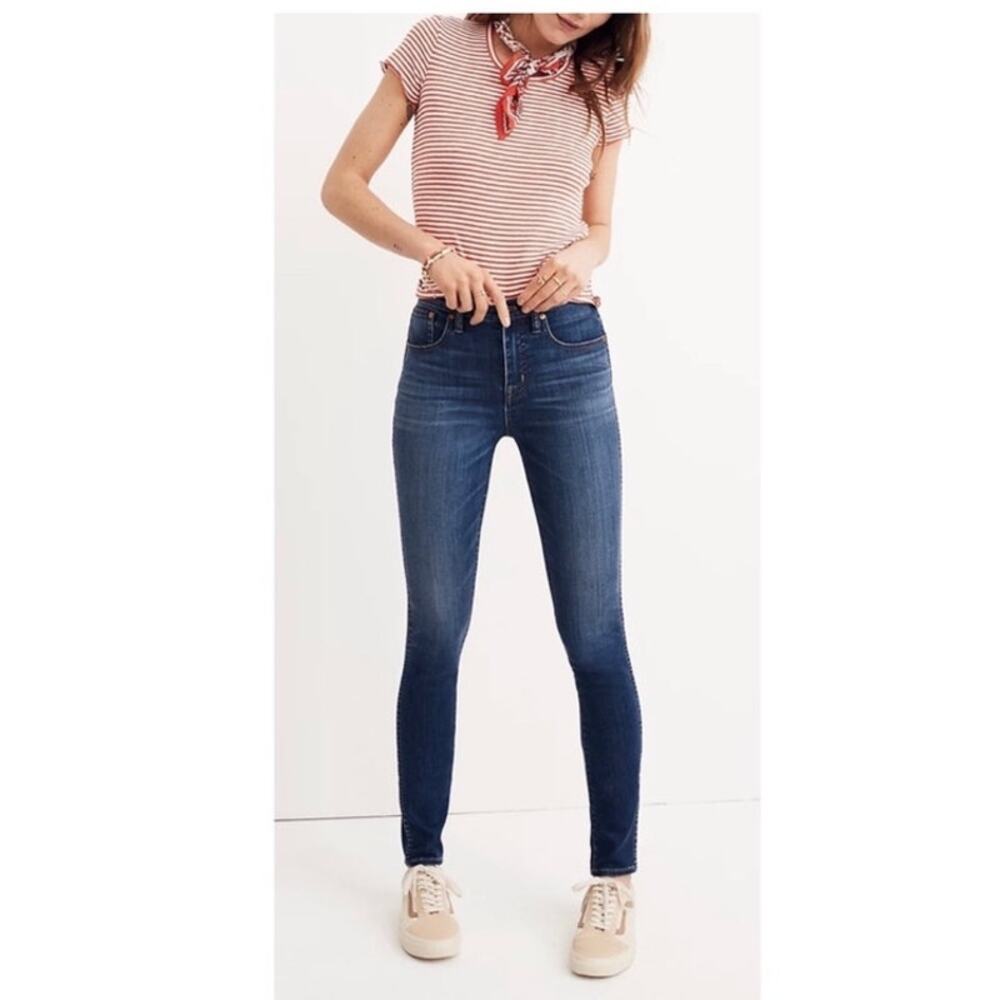 Madewell 10” High Rise Skinny Blue Jean Size 30